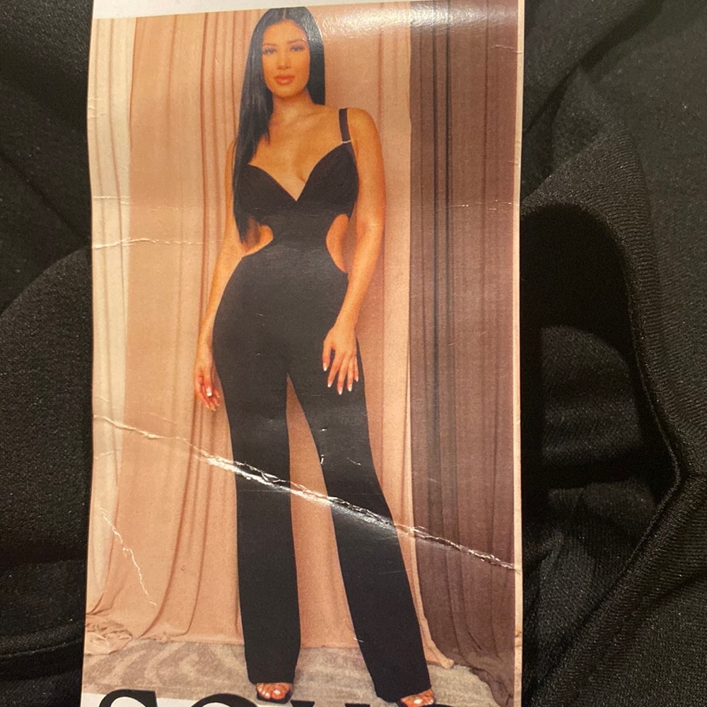 Black jumpsuit